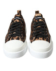 Dolce & Gabbana Elegant Leopard Print Casual Sneakers