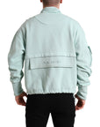 Dolce & Gabbana Chic Mint Green Pullover Sweater