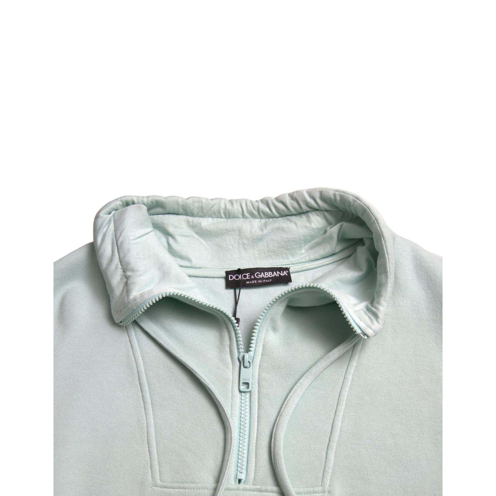 Dolce & Gabbana Chic Mint Green Pullover Sweater