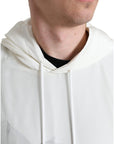 Dolce & Gabbana Elegant Floral Silk Hooded Pullover