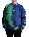 Dolce & Gabbana Multicolor Graphic Crew Neck Pullover Sweater