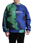 Dolce & Gabbana Multicolor Graphic Crew Neck Pullover Sweater