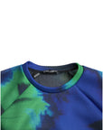 Dolce & Gabbana Multicolor Graphic Crew Neck Pullover Sweater