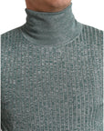 Dolce & Gabbana Elegant Green Turtleneck Pullover Sweater