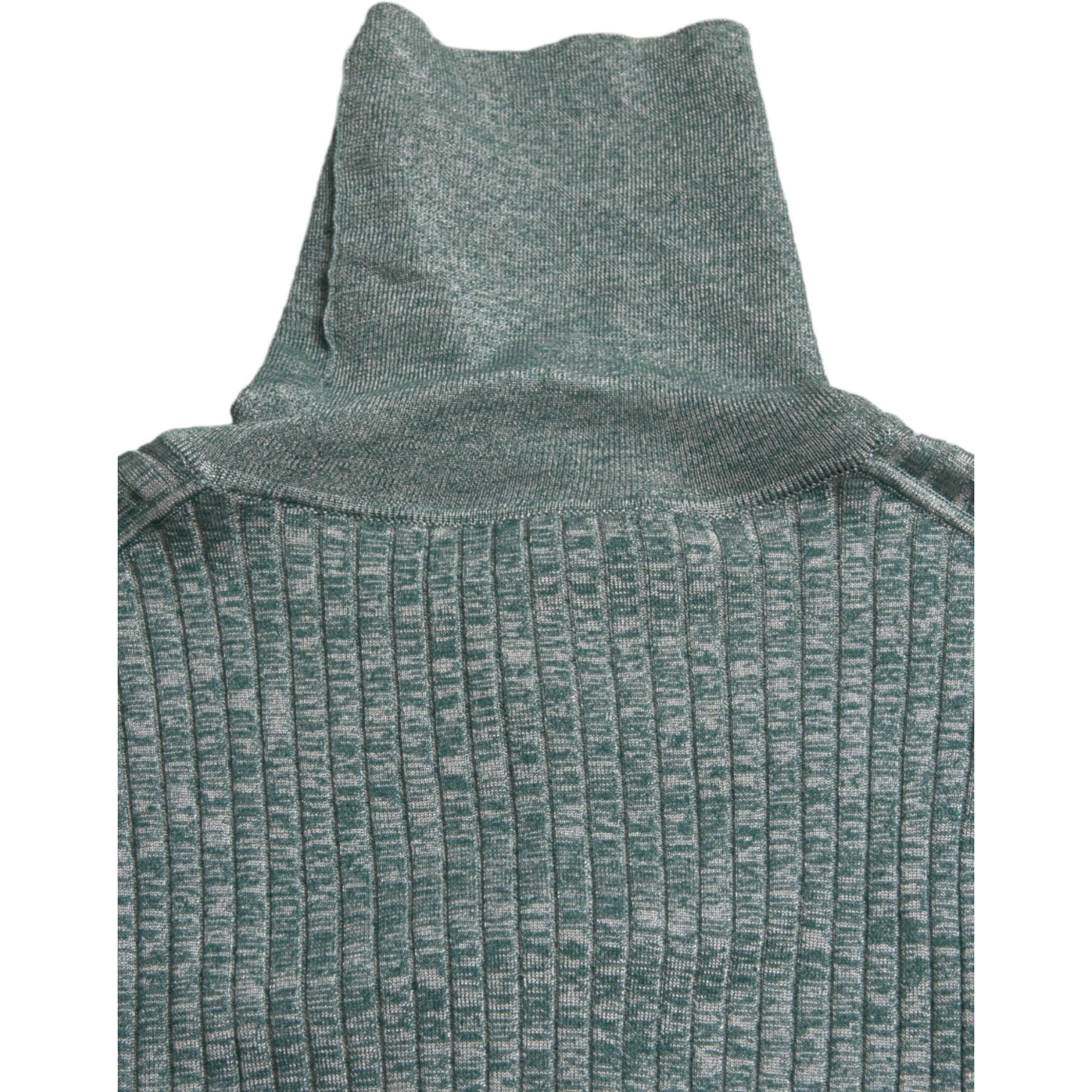 Dolce & Gabbana Elegant Green Turtleneck Pullover Sweater
