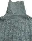 Dolce & Gabbana Elegant Green Turtleneck Pullover Sweater