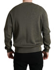 Dolce & Gabbana Elegant Green Crew Neck Sweater