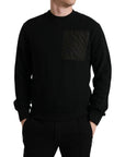 Dolce & Gabbana Elegant Crew Neck Cotton Blend Sweater