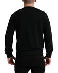 Dolce & Gabbana Elegant Crew Neck Cotton Blend Sweater