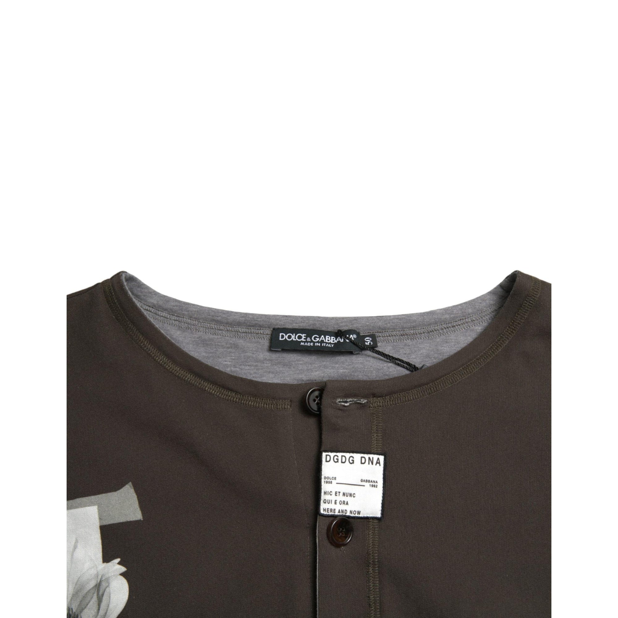 Dolce & Gabbana Elegant Cotton Crew Neck Pullover