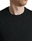 Dolce & Gabbana Elegant Gray Wool Pullover Sweater