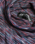 Dolce & Gabbana Elegant Turtleneck Pullover Sweater in Blue Purple