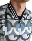 Dolce & Gabbana Multicolor Silk Bomber Jacket - Classic Elegance