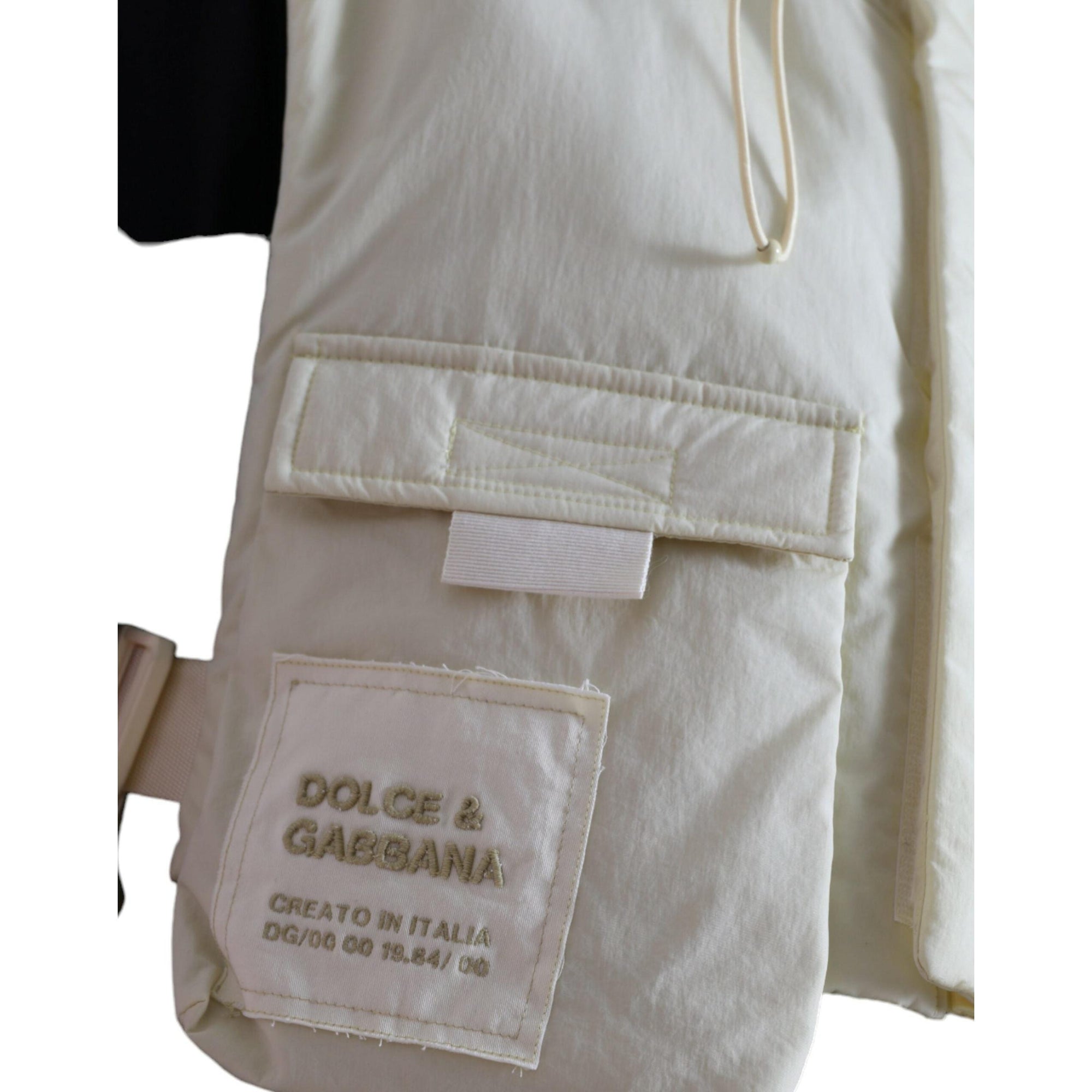 Dolce & Gabbana Sunshine Yellow Hooded Vest Jacket
