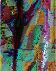 Dolce & Gabbana Multicolor Sequined Long Jacket