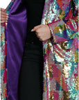 Dolce & Gabbana Multicolor Sequined Long Jacket