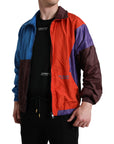 Dolce & Gabbana Multicolor Techno Fabric Windbreaker Jacket