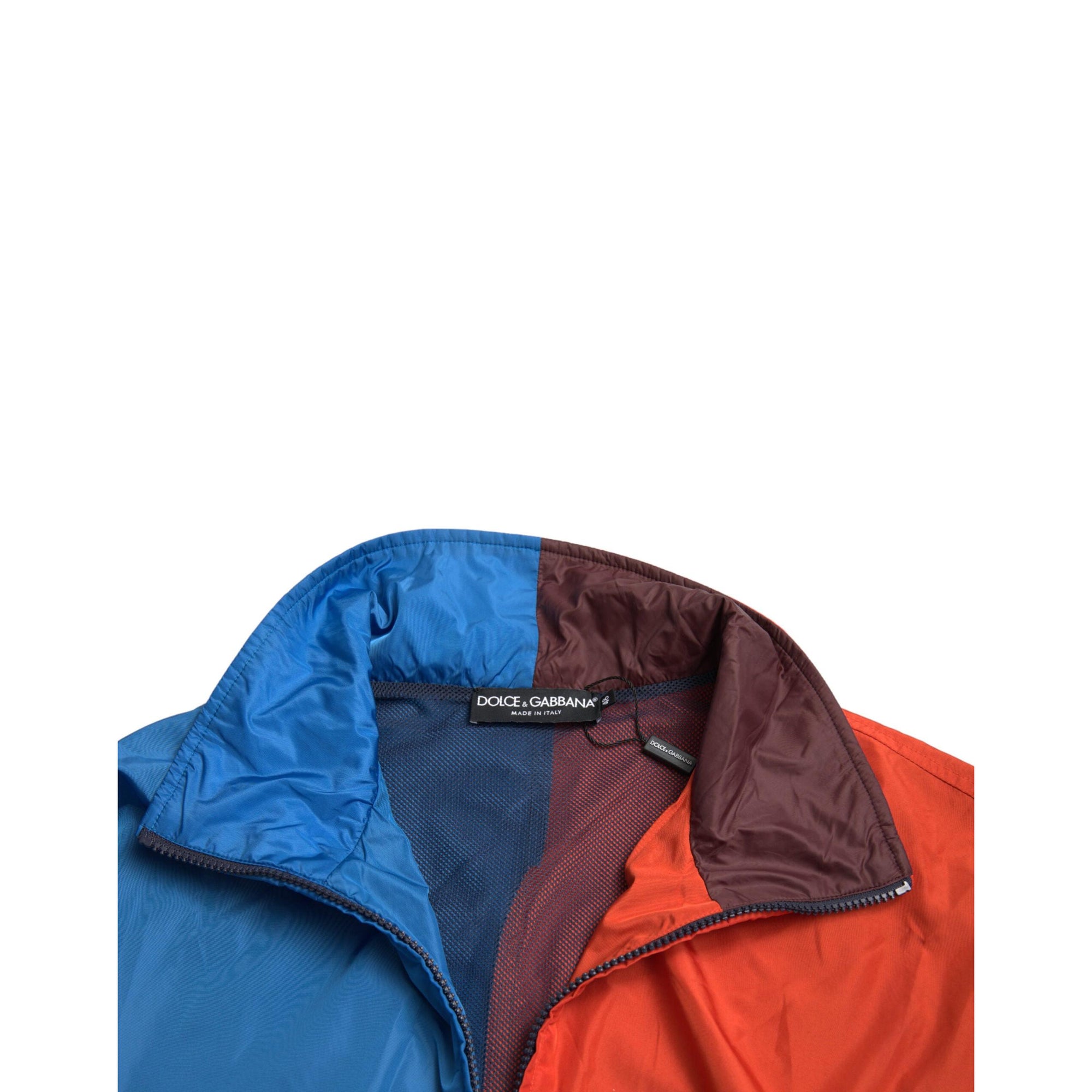 Dolce & Gabbana Multicolor Techno Fabric Windbreaker Jacket