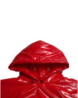 Dolce & Gabbana Chic Shiny Red Cropped Jacket