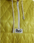 Dolce & Gabbana Radiant Yellow Hooded Jacket