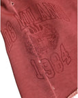 Dolce & Gabbana Chic Maroon High-Waist Designer Sweatshorts