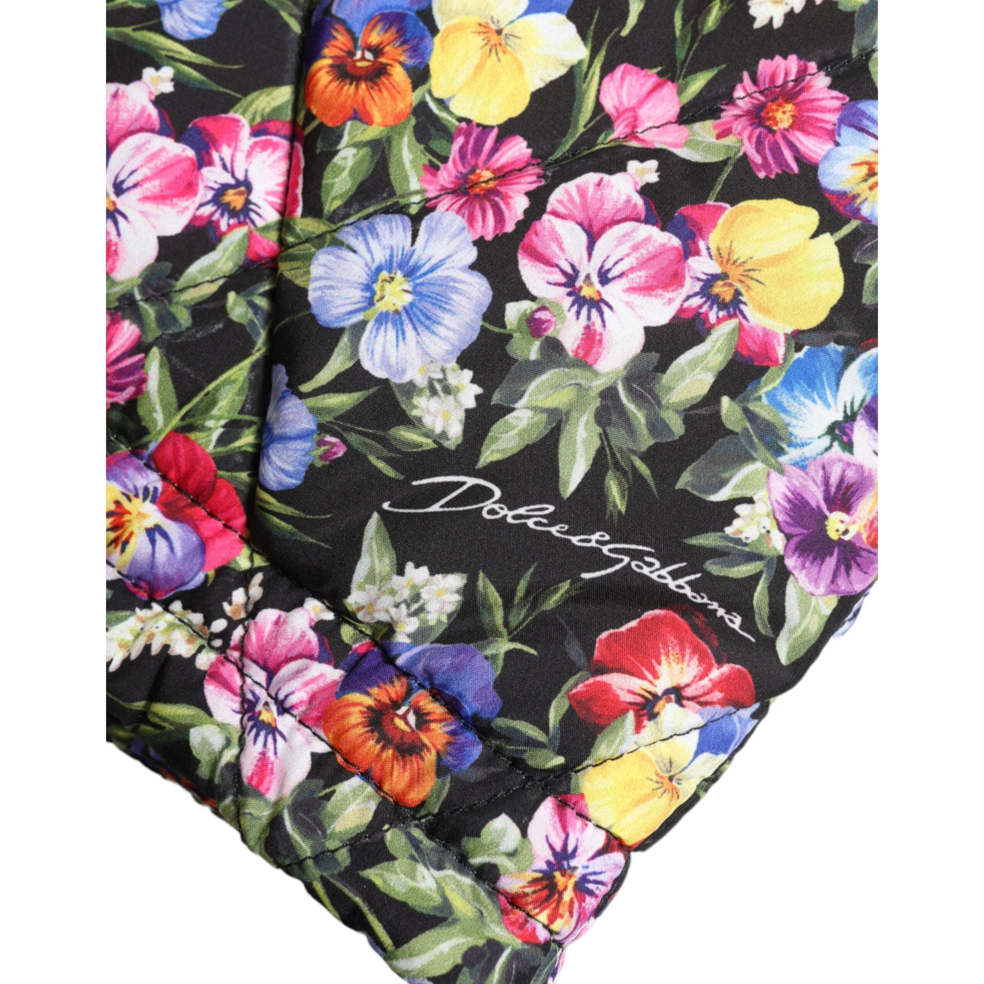 Dolce & Gabbana Vibrant High Waist Floral Shorts
