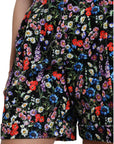 Dolce & Gabbana Chic Floral High Waist Hot Pants Shorts