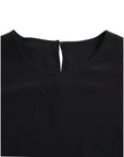 Dolce & Gabbana Elegant Silk Blend Round Neck Blouse