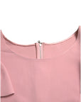 Dolce & Gabbana Chic Pink Bell Sleeve Top