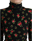 Dolce & Gabbana Elegant Floral Silk Blend Top