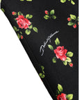 Dolce & Gabbana Elegant Floral Silk Blend Top