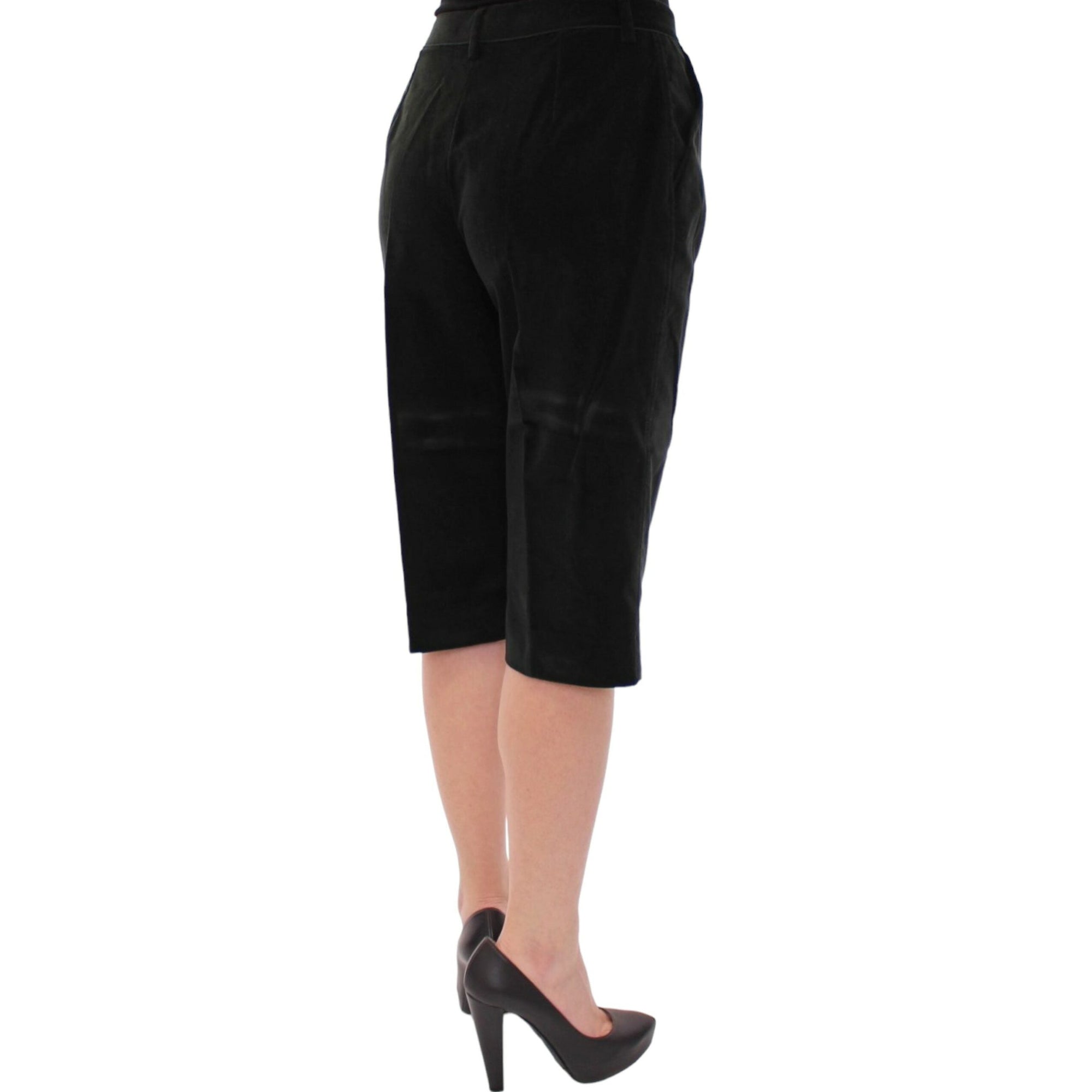 Dolce & Gabbana Elegant Designer Black Shorts