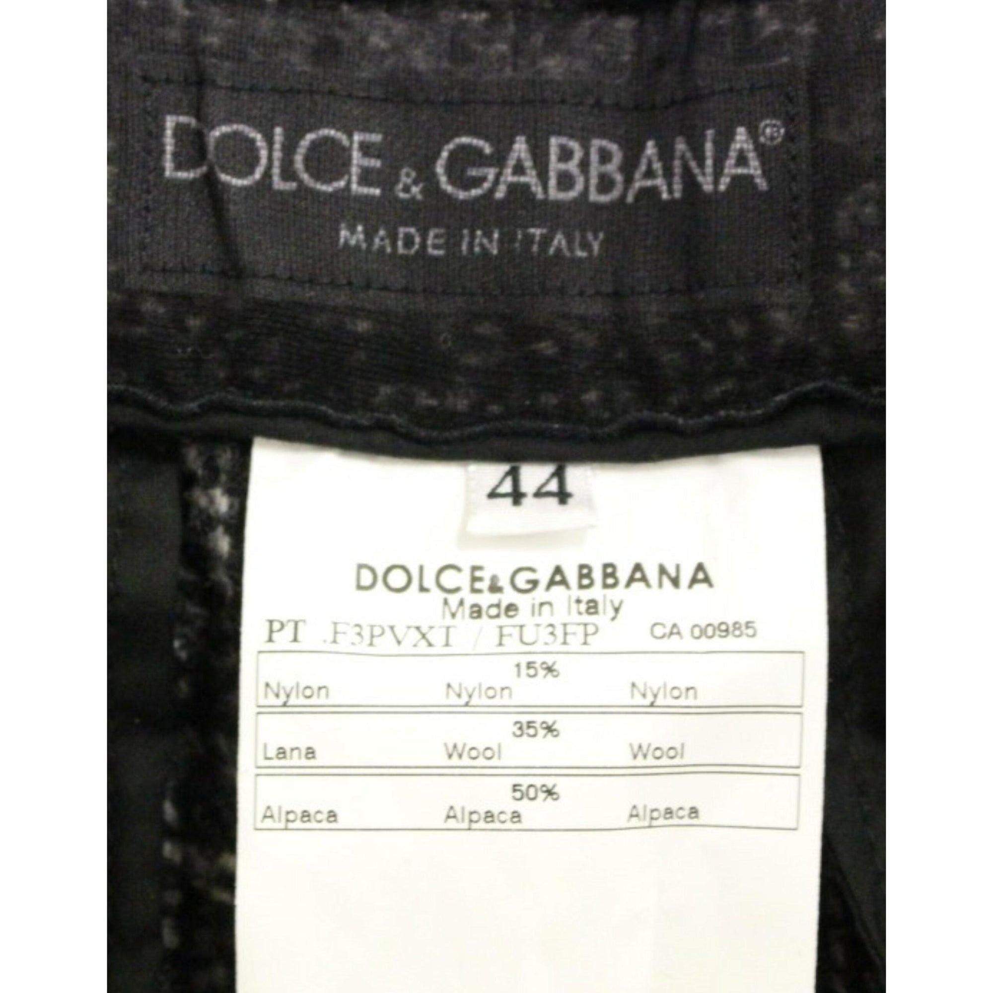 Dolce & Gabbana Elegant Gray Alpaca Blend Shorts