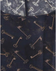 Dolce & Gabbana Enchanted Sicily Silk Blouse with Gold Keys Print