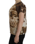 Dolce & Gabbana Enchanted Sicily Taormina Print Silk Blouse