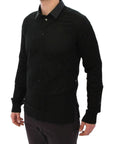 Dolce & Gabbana Elegant V-Neck Dark Green Knitted Sweater