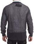 Dolce & Gabbana Elegant Crew-Neck Netted Sweater in Light Purple
