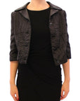 Dolce & Gabbana Elegant Black Bolero Shrug Jacket