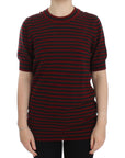 Dolce & Gabbana Elegant Striped Cashmere Crewneck Sweater