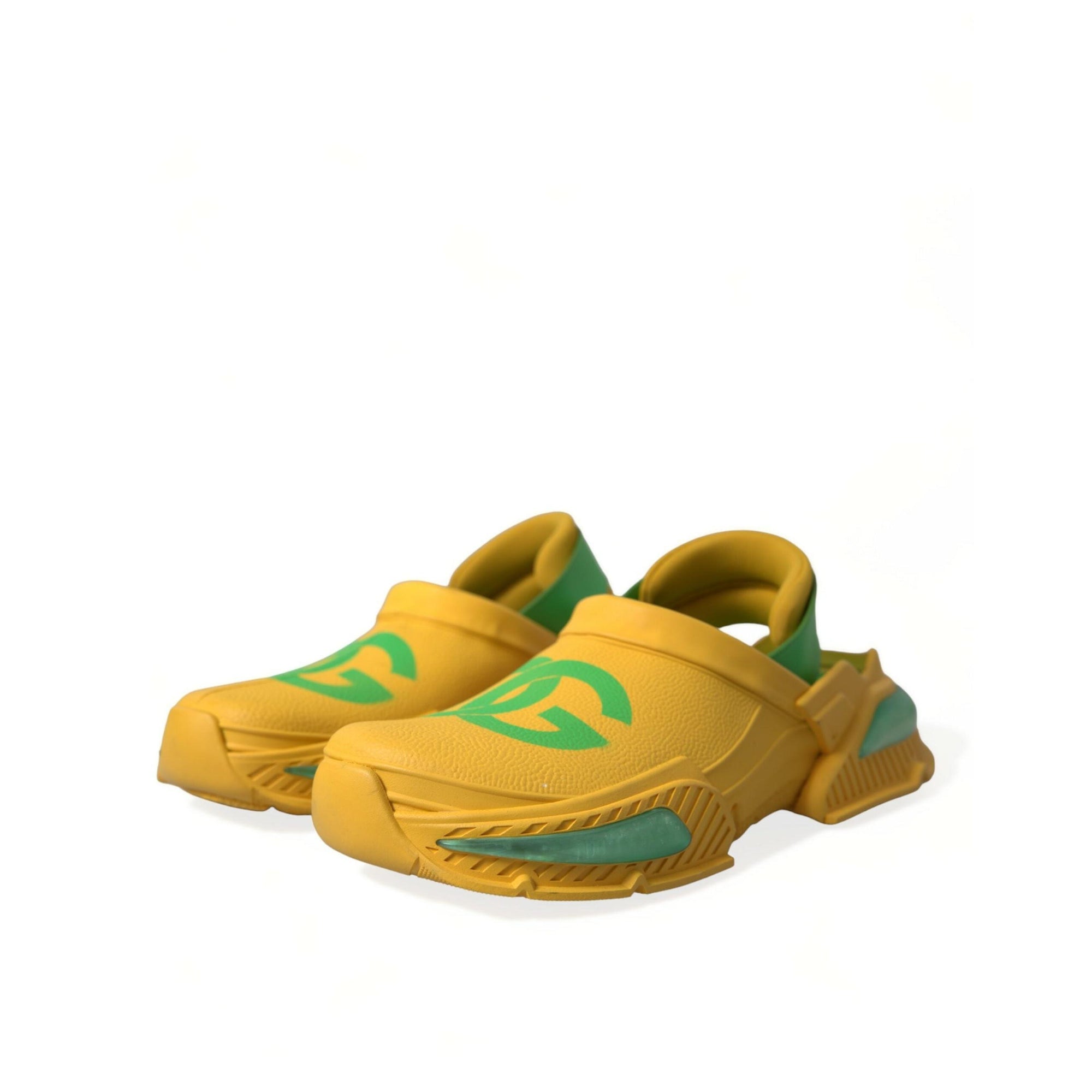 Dolce & Gabbana Chic Rubber Clogs Slippers in Lush Colors