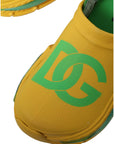 Dolce & Gabbana Chic Rubber Clogs Slippers in Lush Colors