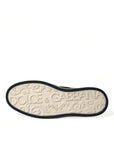 Dolce & Gabbana Elegant Crocodile Leather Low-Top Sneakers
