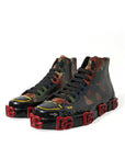 Dolce & Gabbana Chic Multicolor High-Top Sneakers