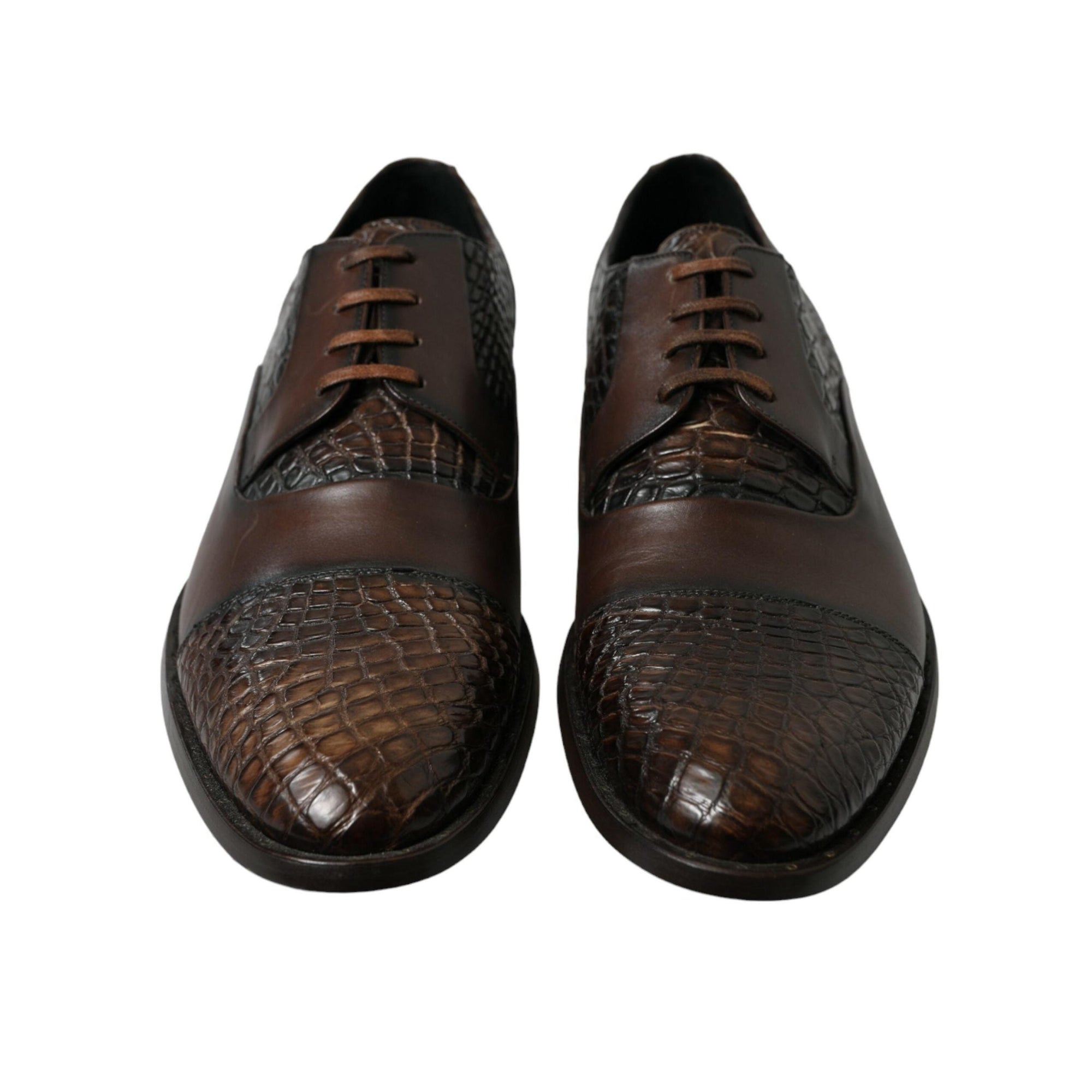 Dolce & Gabbana Elegant Textured Leather Oxford Dress Shoes