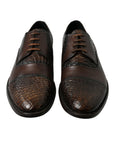 Dolce & Gabbana Elegant Textured Leather Oxford Dress Shoes