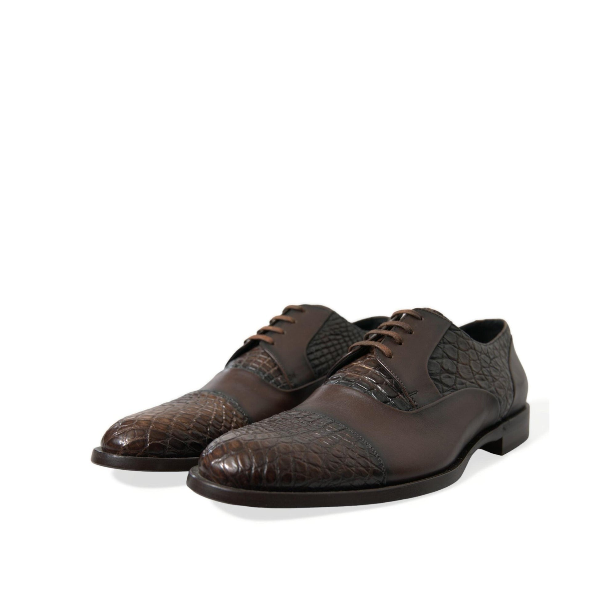 Dolce & Gabbana Elegant Textured Leather Oxford Dress Shoes