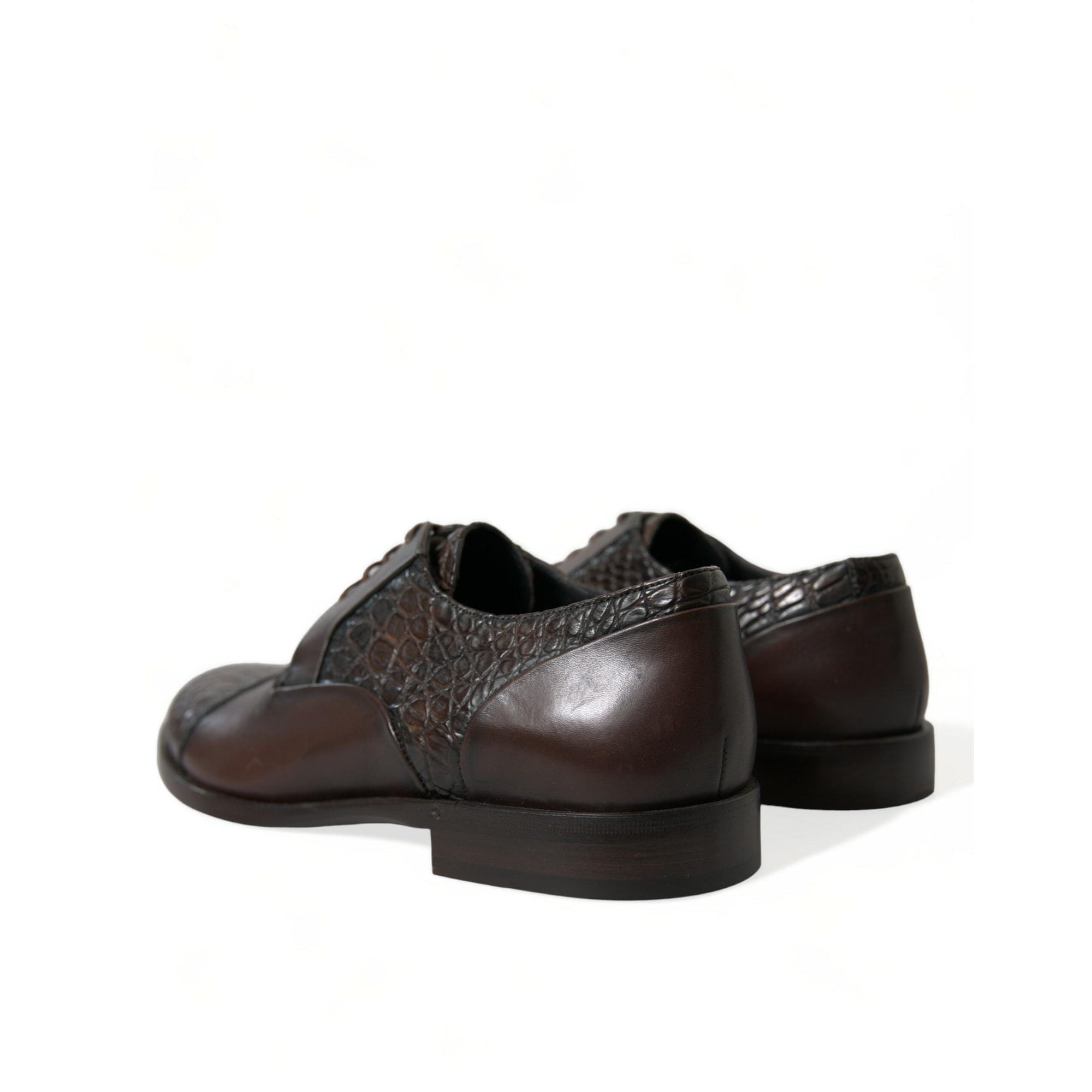 Dolce & Gabbana Elegant Textured Leather Oxford Dress Shoes