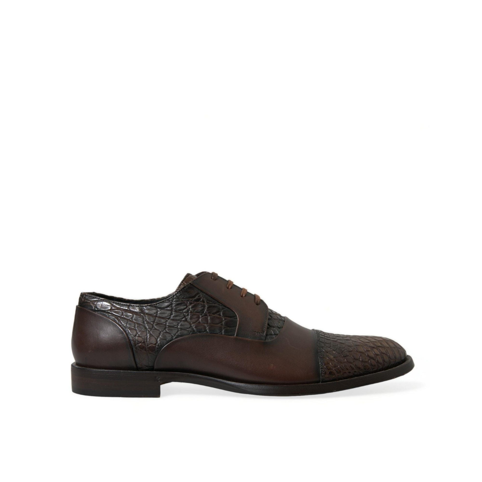 Dolce & Gabbana Elegant Textured Leather Oxford Dress Shoes