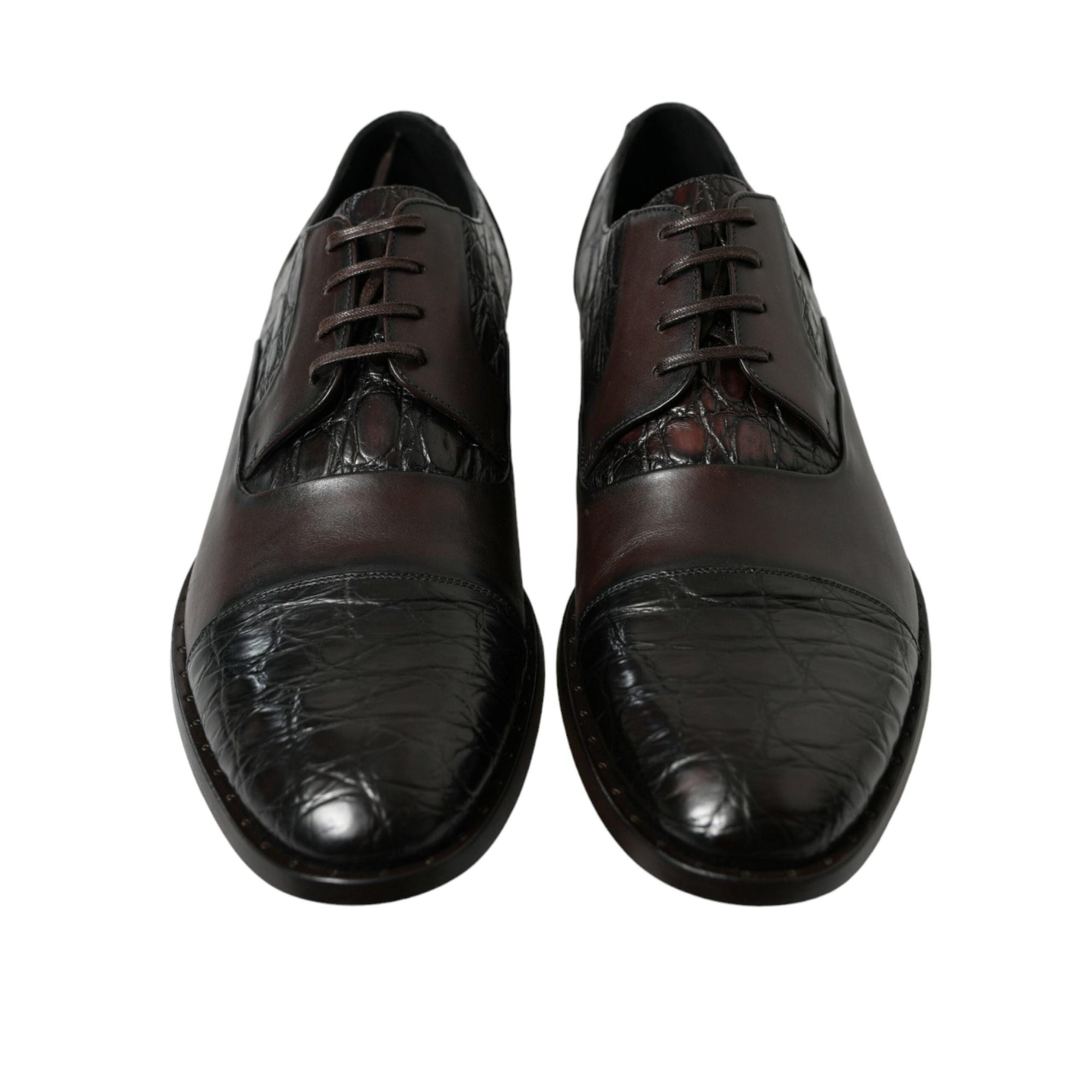 Dolce & Gabbana Elegant Brown Formal Derby Dress Shoes