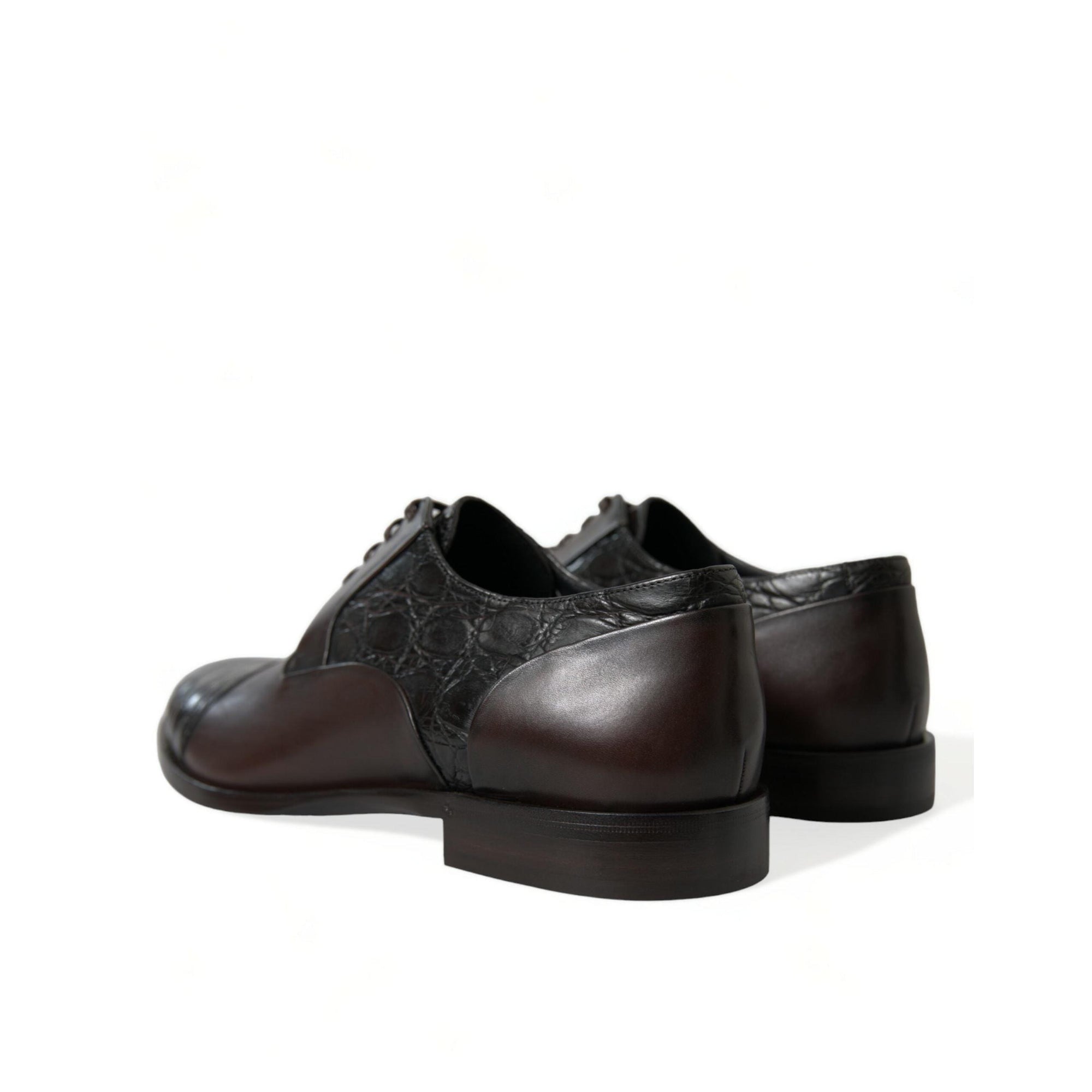 Dolce & Gabbana Elegant Brown Formal Derby Dress Shoes